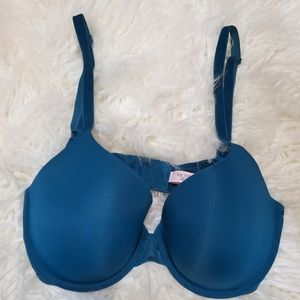 Victoria's Secret Uplift Semi/Demi teal bra 34D